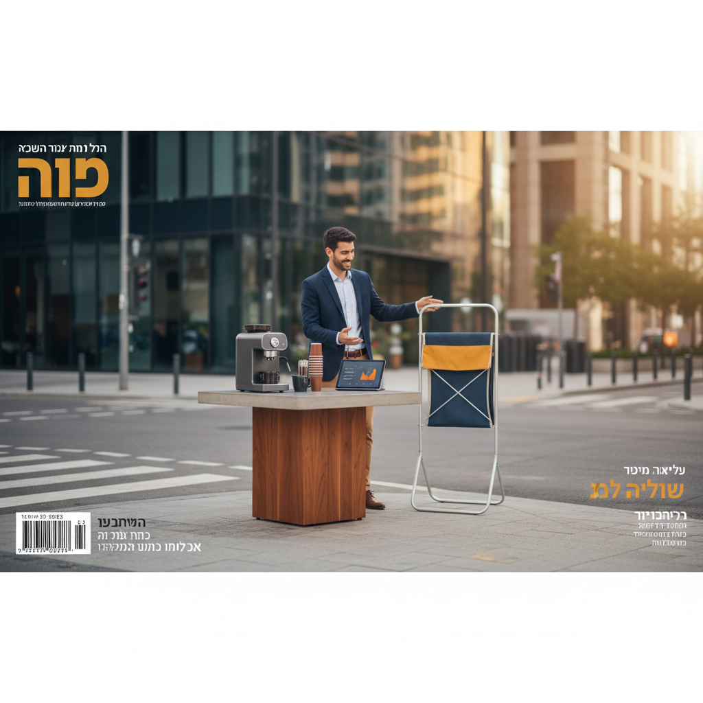 איזה עסק אפשר לפתוח אחרי בית ספר עם שולחן קטן בפינת רחוב