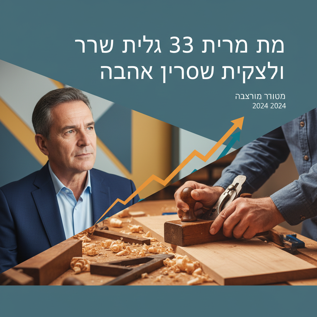 האם אחרי 33 שנה עדיף לעזוב את תחום הנגרות