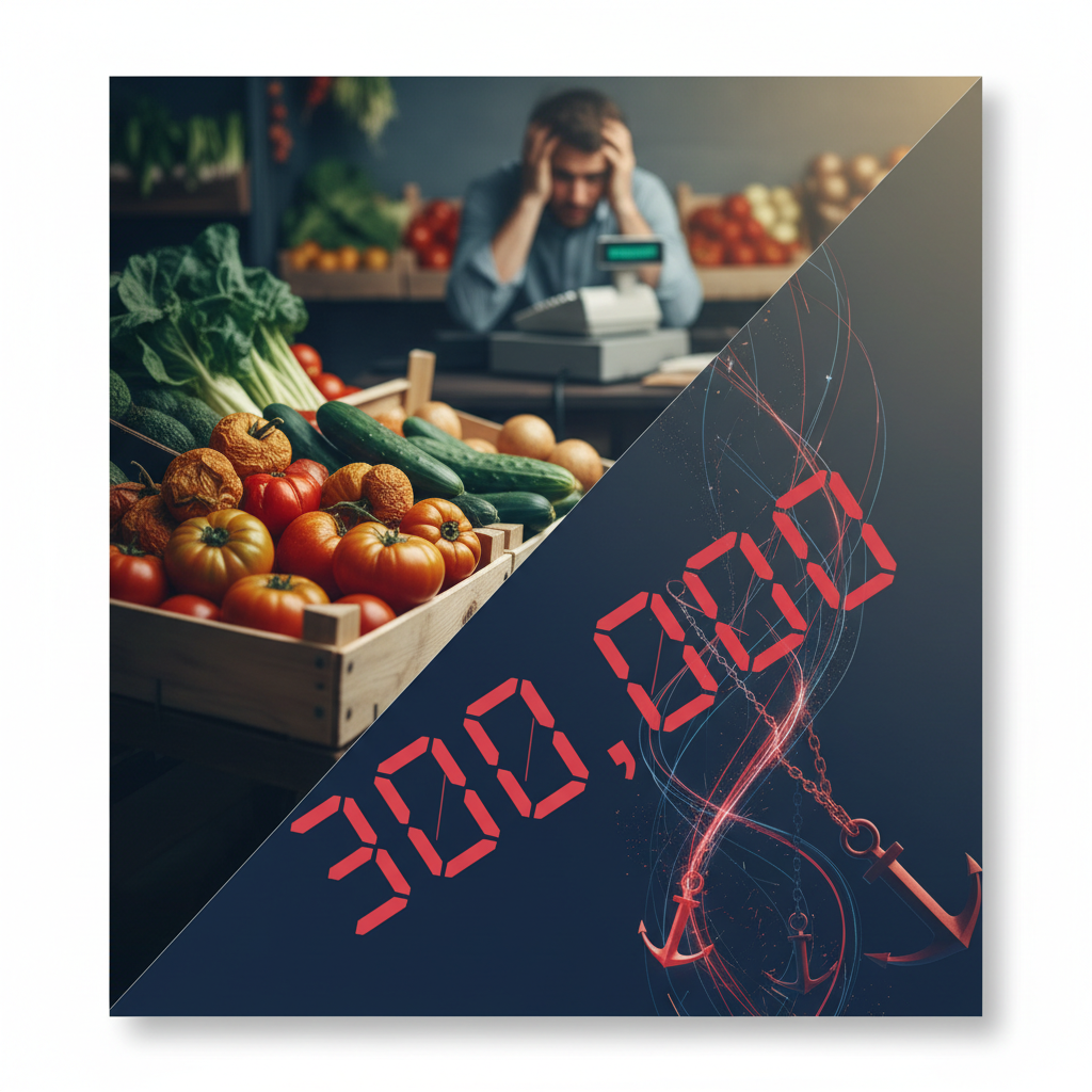 חנות ירקות בקושי סוגרים את החודש חובות של 300 אלף שקל