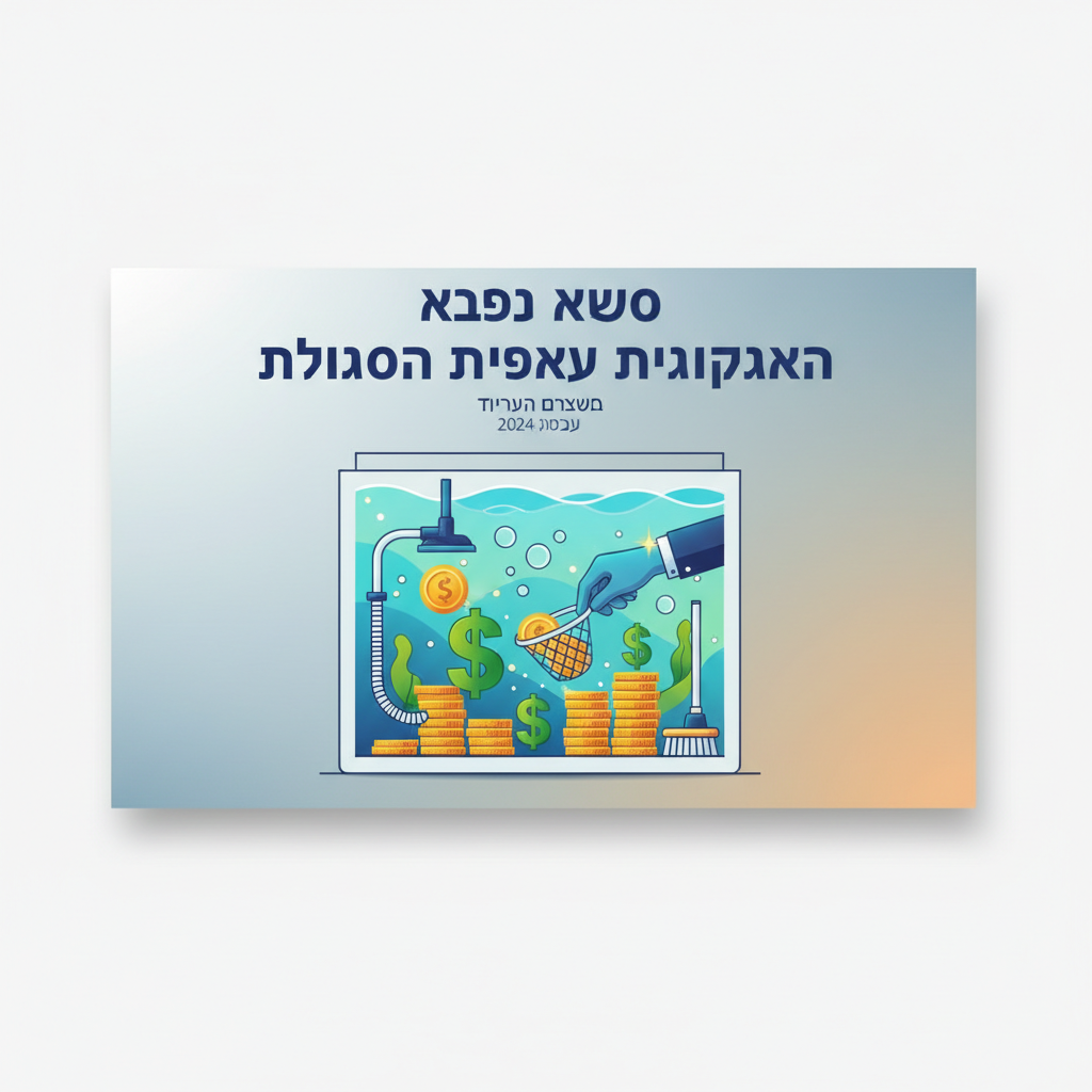 כמה כסף אפשר להכניס מניקוי אקווריום