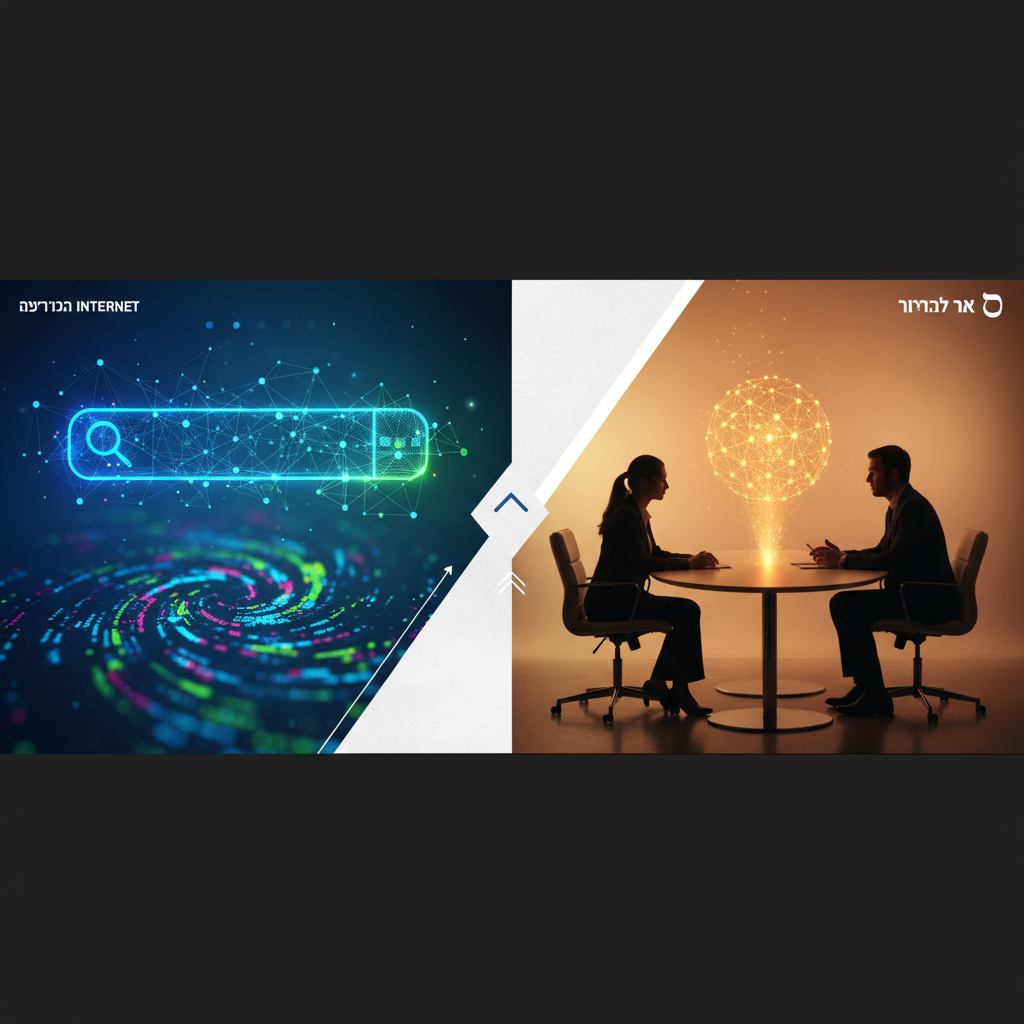 מה ההבדל בין לעשות חיפוש באינטרנט לידע שחסר לי בעסק לבין פגישה בייעוץ עסקי