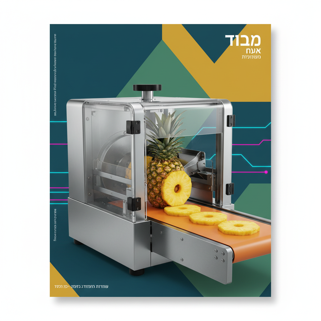 מכונה אוטומטית לחיתוך אננס