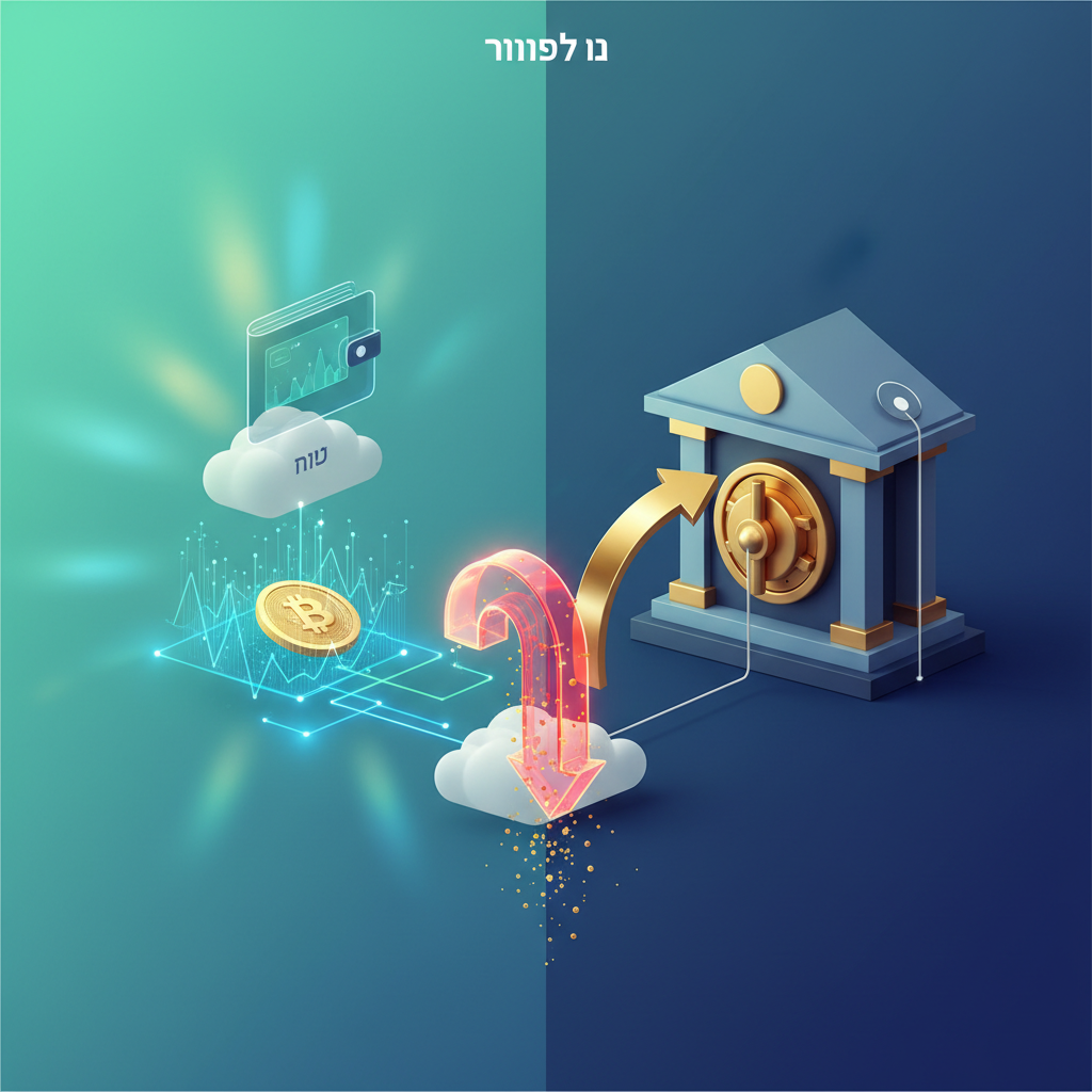 אם אני לא מושך את הכסף לבנק והוא בביט האם הבנק יודע