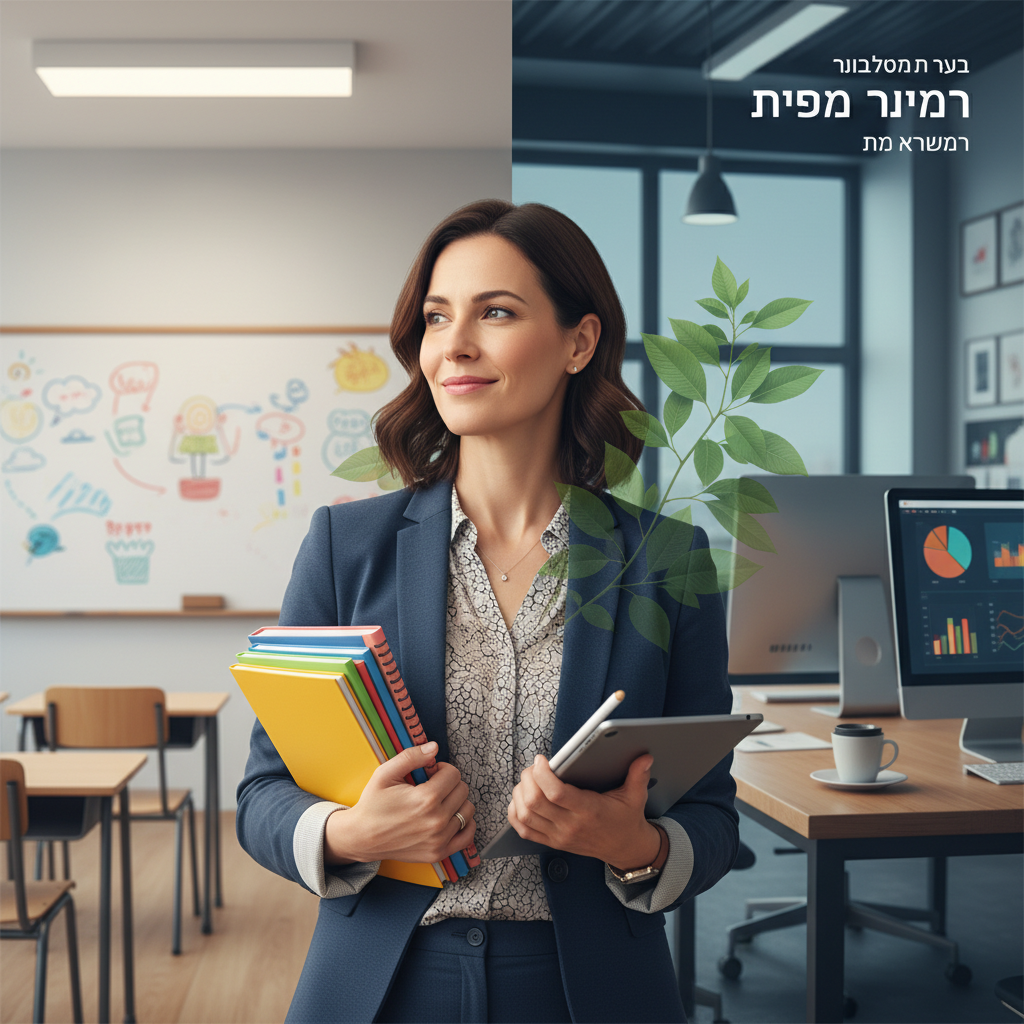 מורה שמחפשת השלמת הכנסה