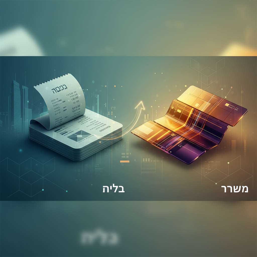 קבלה או תלוש מה עדיף