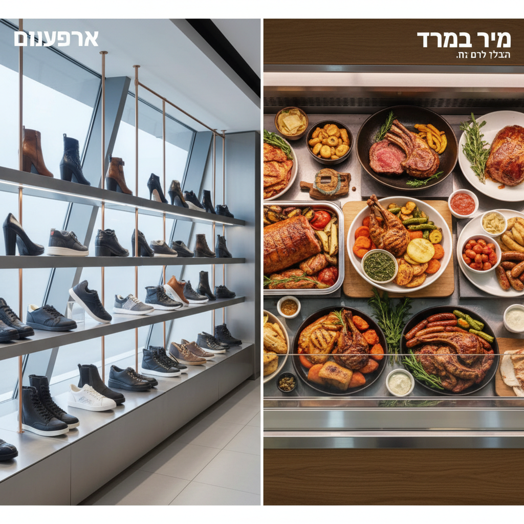 אלו ההבדלים בין לפתוח חנות נעליים לבין לפתוח חנות לאוכל מוכן בשרי