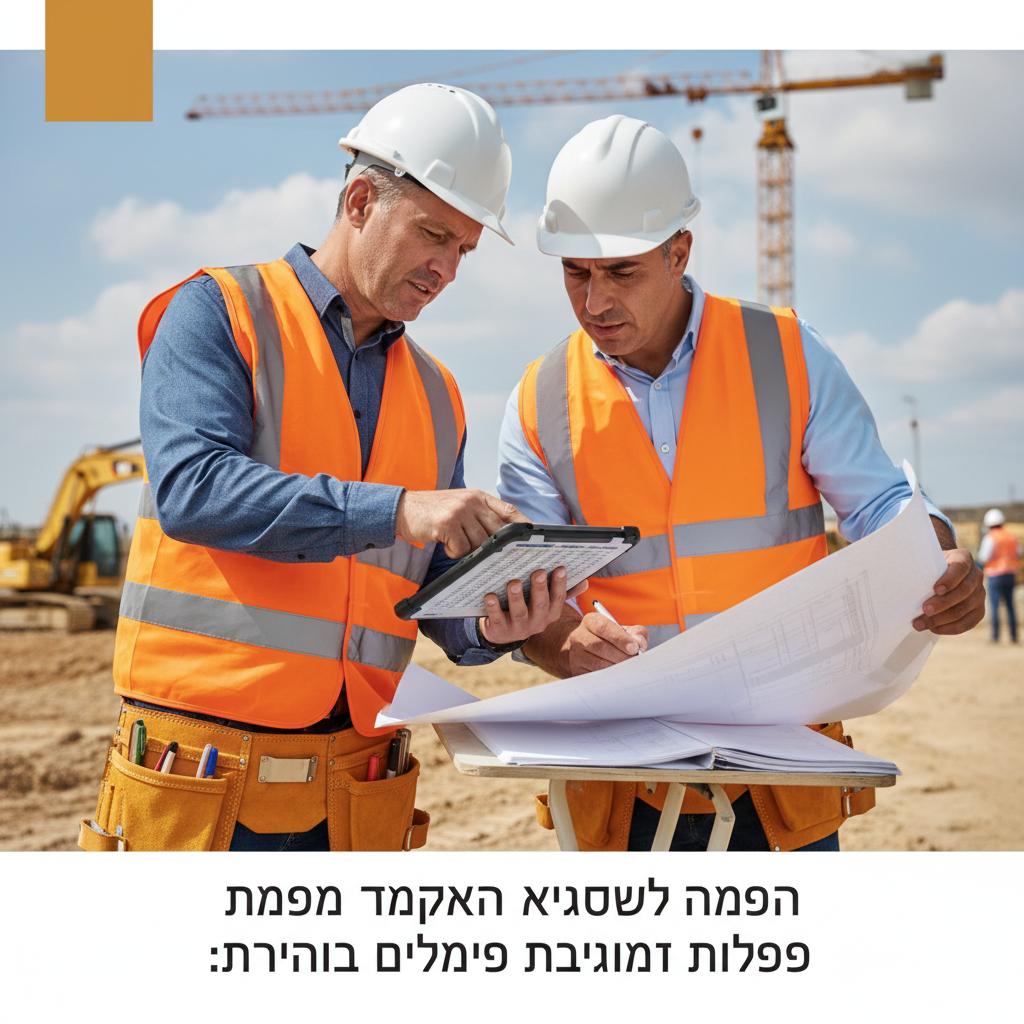 ניהול קפדני בפרויקטי בנייה: הגדלת רווחיות לקבלנים