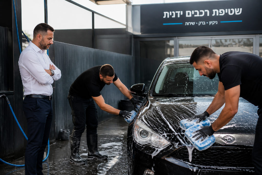 פתיחת עסק לשטיפת רכבים ידנית: אתגרים והזדמנויות רווח