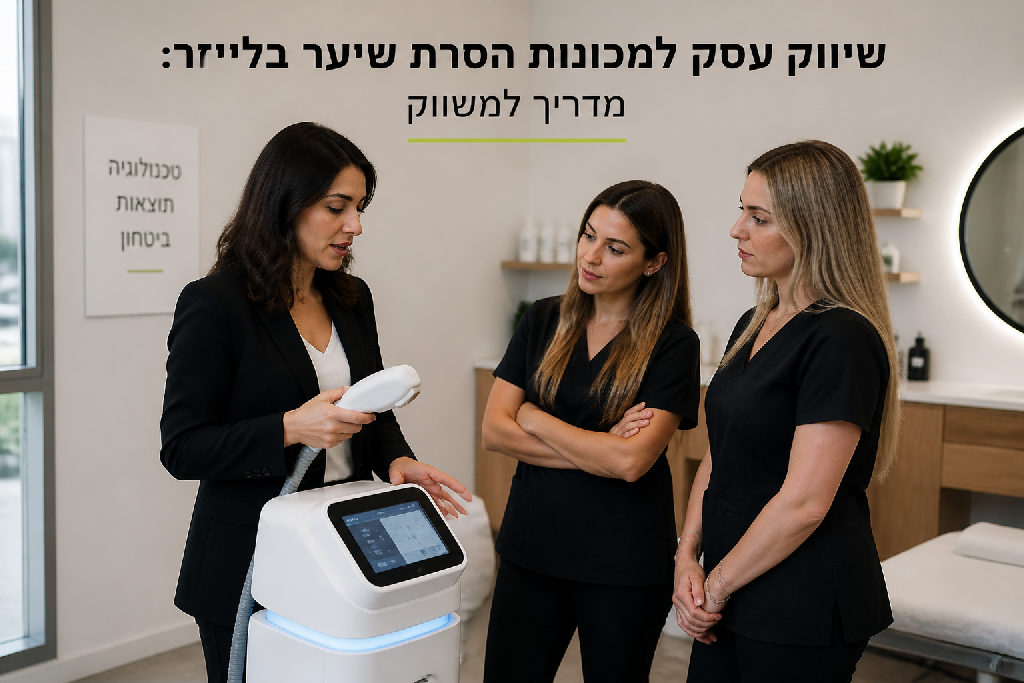שיווק עסק למכונות הסרת שיער בלייזר: מדריך למשווק