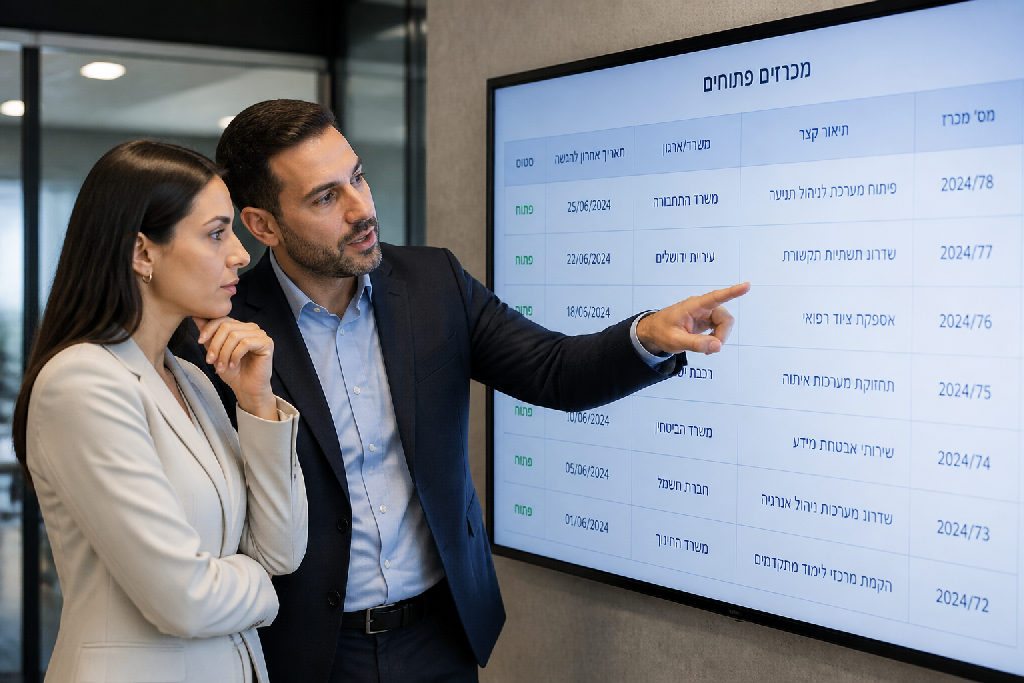 שיווק אקטיבי לעסקים: יוזמה באמצעות מעקב אחר מכרזים