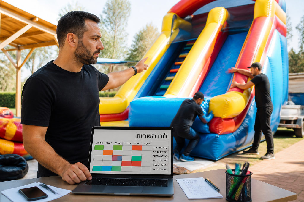 השכרת מתנפחים: האם כדאי לפתוח עסק משלך או להתמקד בתיווך?