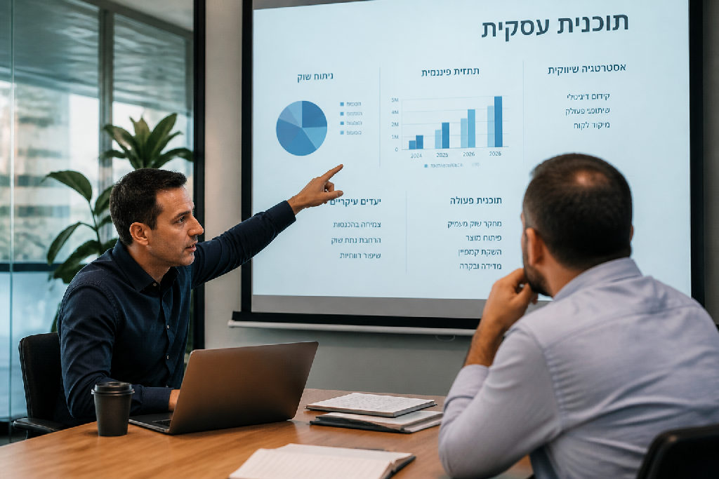 בניית תוכנית עסקית מקצועית: מדוע יועץ מנוסה הוא המפתח?