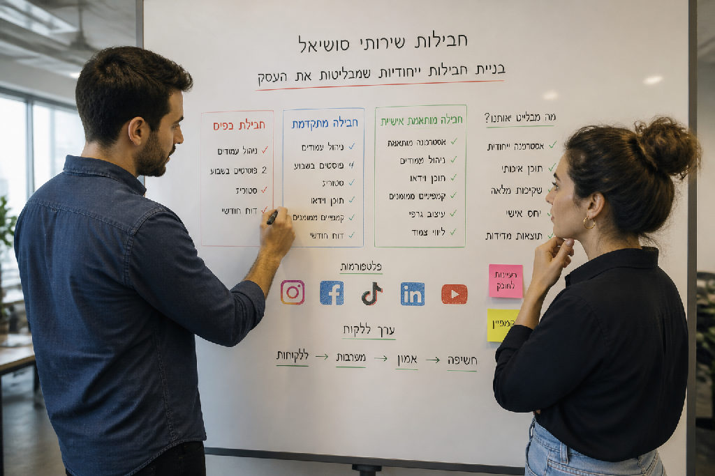 תימחור שירותי סושיאל: בניית חבילות ייחודיות שמבליטות את העסק