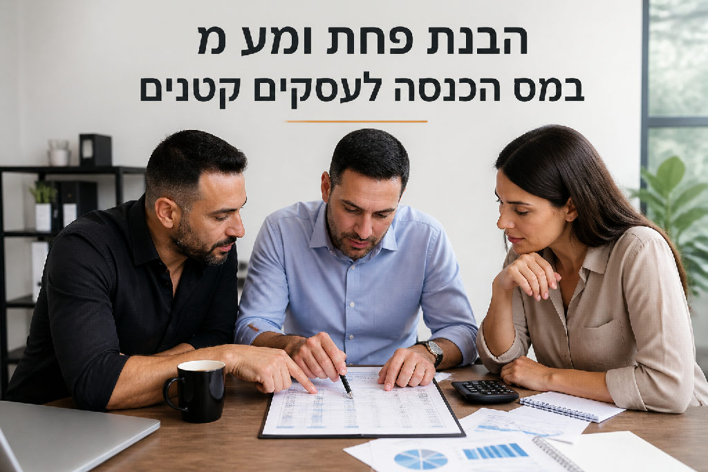 הבנת פחת ומע מ במס הכנסה לעסקים קטנים