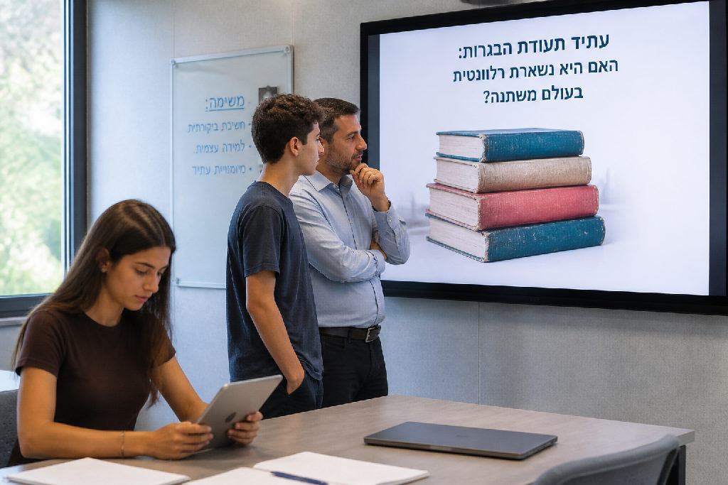 עתיד תעודת הבגרות: האם היא נשארת רלוונטית בעולם משתנה?