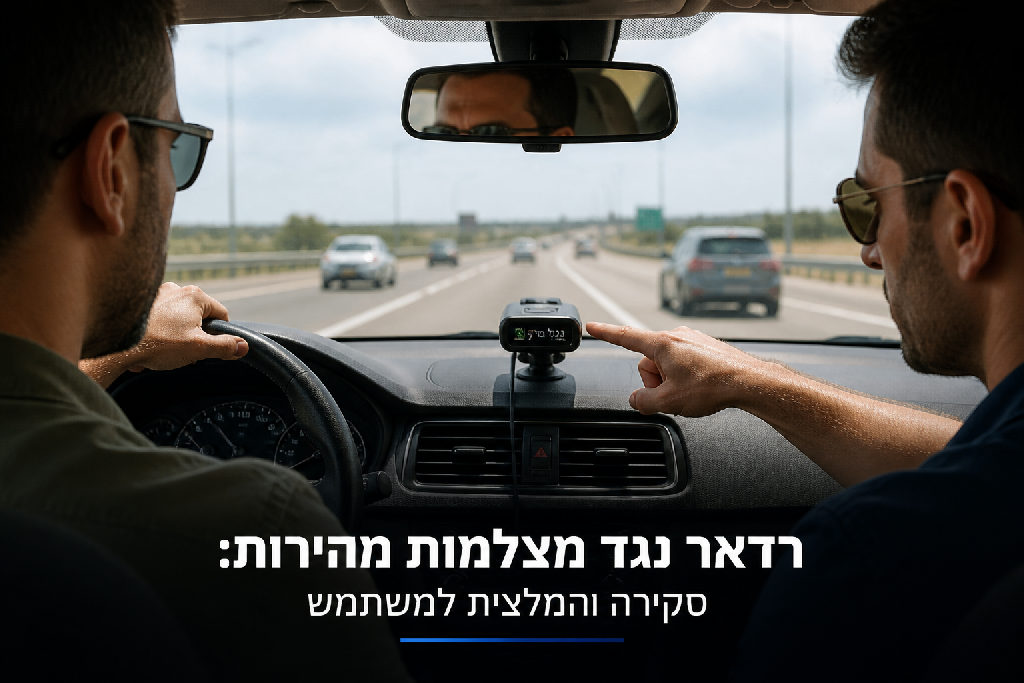 רדאר נגד מצלמות מהירות: סקירה והמלצות למשתמש
