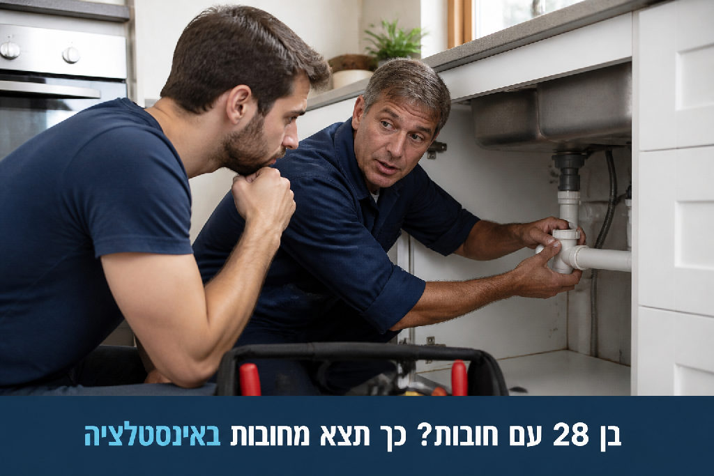 בן 28 עם חובות? כך תצא מחובות באינסטלציה
