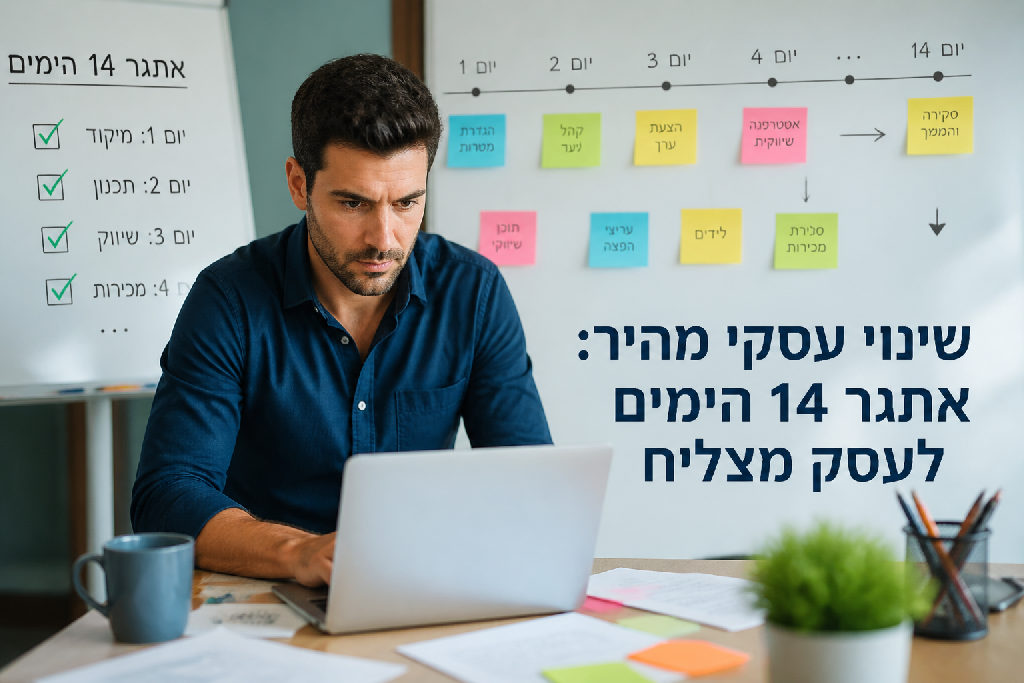 שינוי עסקי מהיר: אתגר 14 הימים לעסק מצליח