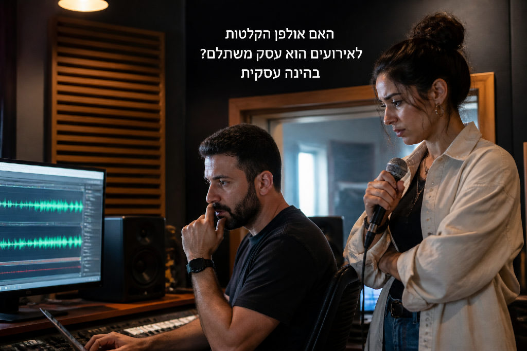 האם אולפן הקלטות לאירועים הוא עסק משתלם? בחינה עסקית