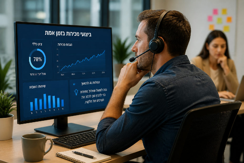 בינה מלאכותית: המאמן האישי החדש של אנשי המכירות