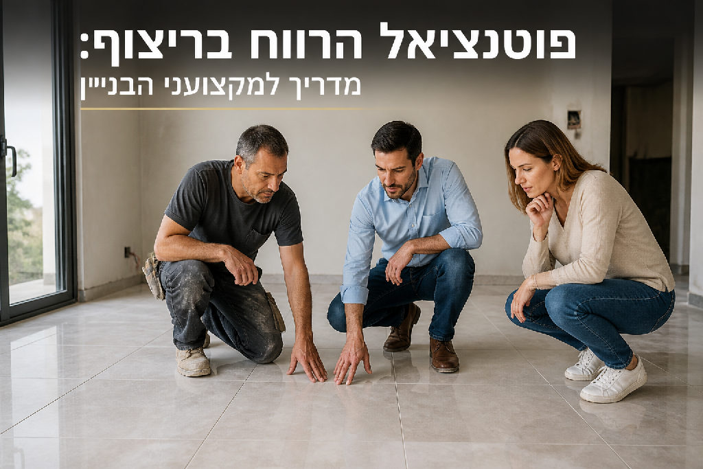 פוטנציאל הרווח בריצוף: מדריך למקצועני הבניין