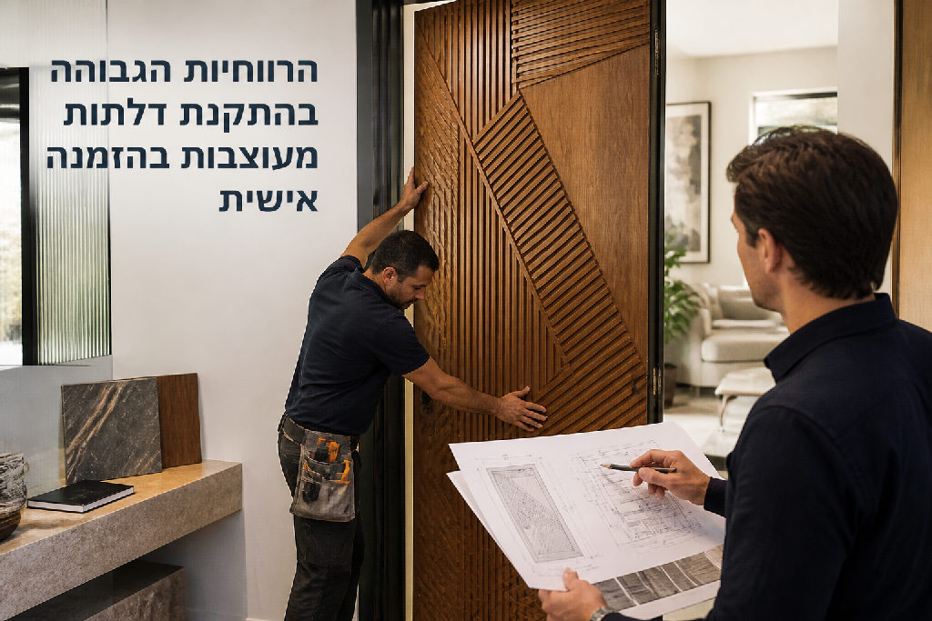 הרווחיות הגבוהה בהתקנת דלתות מעוצבות בהזמנה אישית