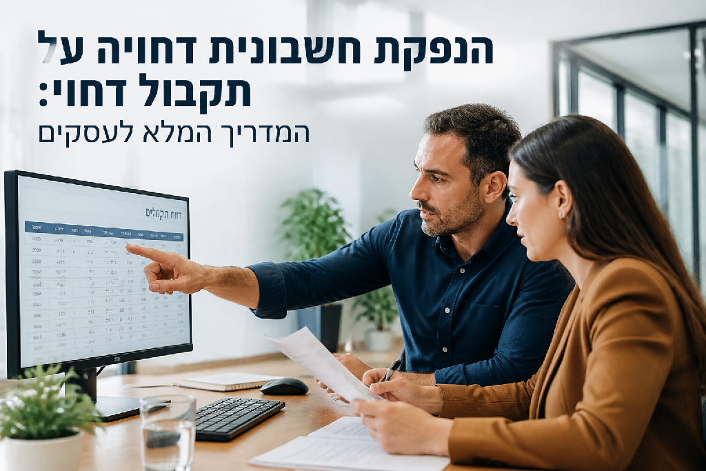 הנפקת חשבונית דחויה על תקבול דחוי: המדריך המלא לעסקים