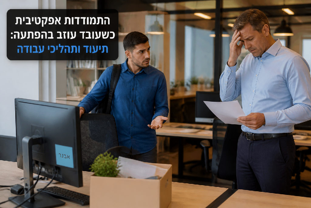 התמודדות אפקטיבית כשעובד עוזב בהפתעה: תיעוד ותהליכי עבודה