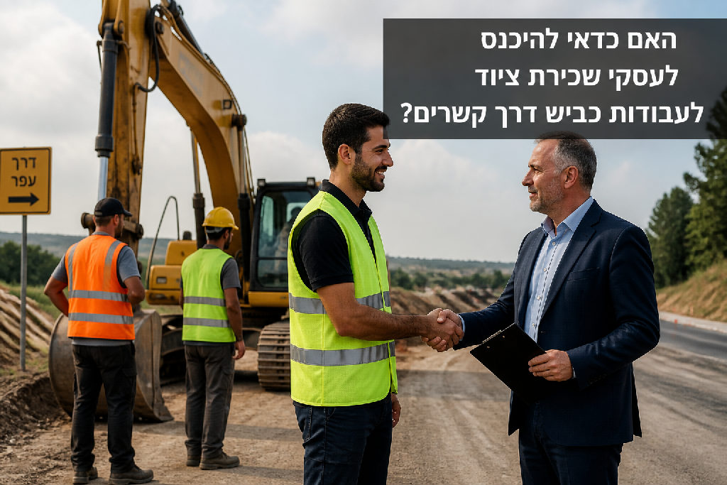 האם כדאי להיכנס לעסקי שכירת ציוד לעבודות כביש דרך קשרים?