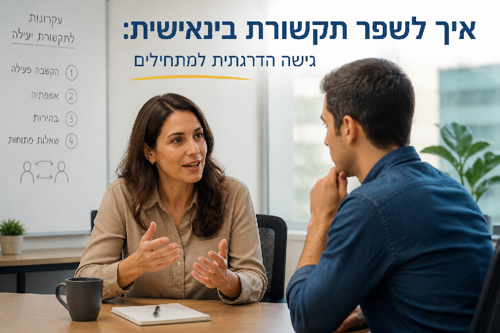 איך לשפר תקשורת בינאישית: גישה הדרגתית למתחילים