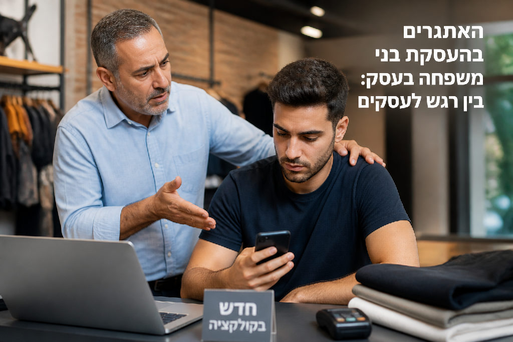 האתגרים בהעסקת בני משפחה בעסק: בין רגש לעסקים