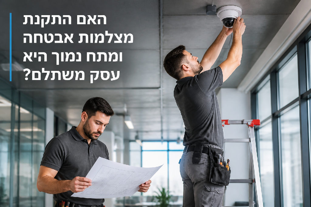 האם התקנת מצלמות אבטחה ומתח נמוך היא עסק משתלם?