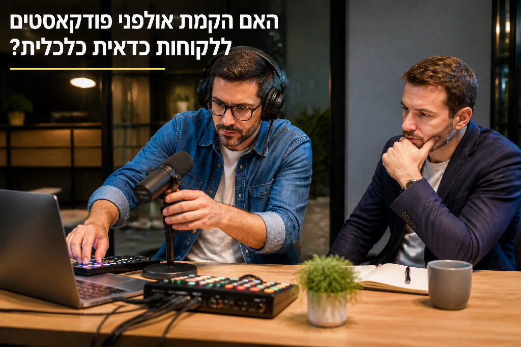האם הקמת אולפני פודקאסטים ללקוחות כדאית כלכלית?