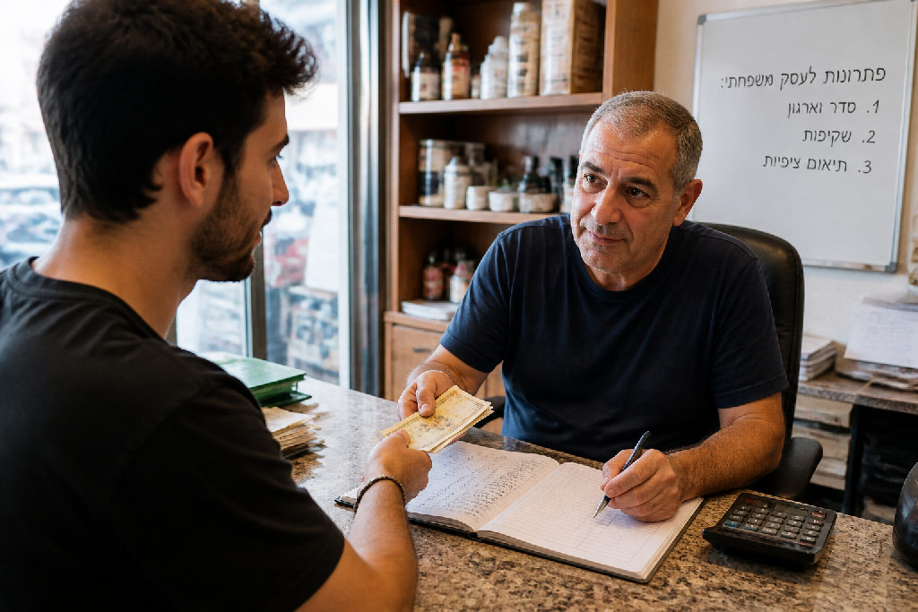 הפקדת מזומן מעבודה בעסק משפחתי: סיכונים ופתרונות