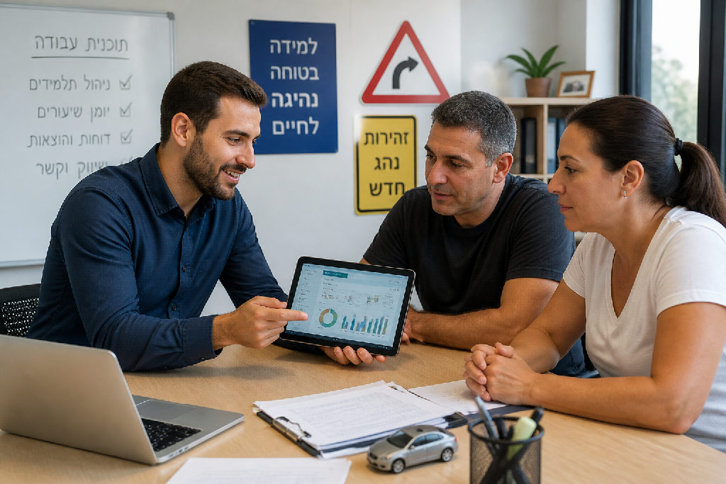 שיווק מערכת תוכנה למורי נהיגה: אסטרטגיות פנייה ישירה ויצירת קהילה