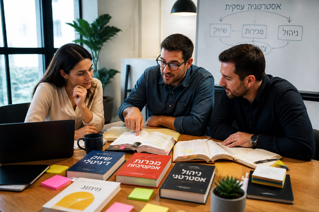 מדריך מקיף: ספרי שיווק, מכירות וניהול לעסק מצליח