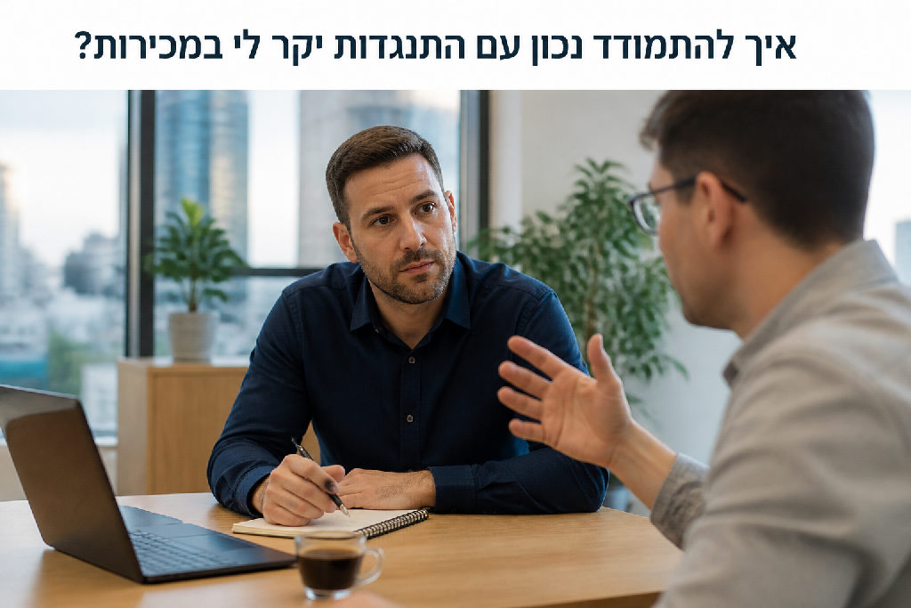 איך להתמודד נכון עם התנגדות יקר לי במכירות?