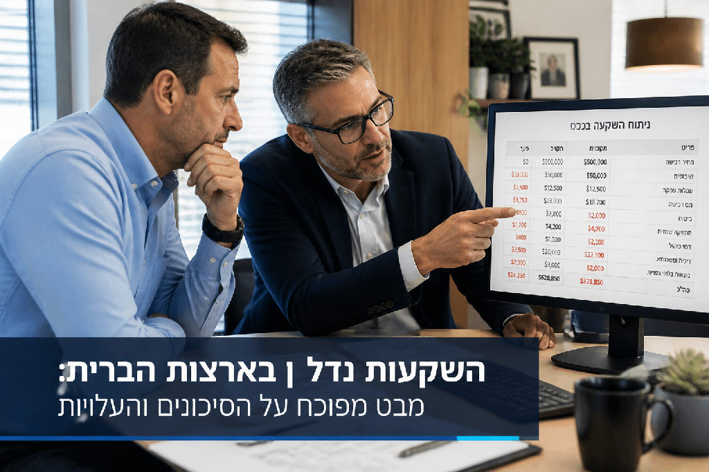 השקעות נדל ן בארצות הברית: מבט מפוכח על הסיכונים והעלויות