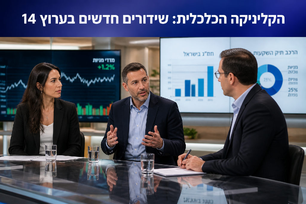 הקליניקה הכלכלית: שידורים חדשים בערוץ 14
