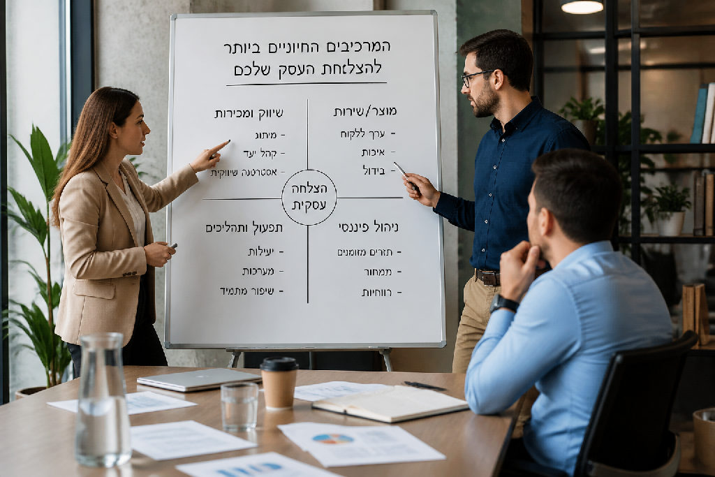 המרכיבים החיוניים ביותר להצלחת העסק שלכם