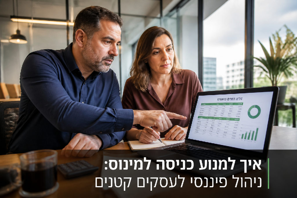 איך למנוע כניסה למינוס: ניהול פיננסי לעסקים קטנים
