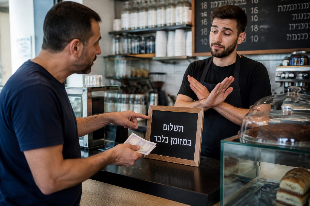 הזכות לשלם במזומן: בתי עסק וסירוב קבלת כסף שטרות