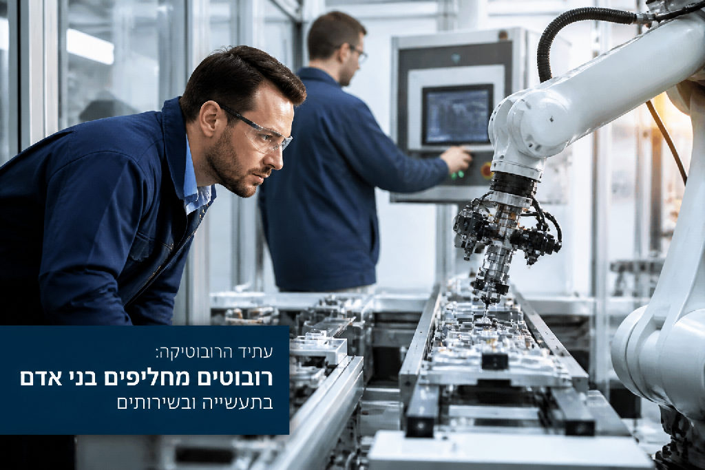 עתיד הרובוטיקה: רובוטים מחליפים בני אדם בתעשייה ובשירותים