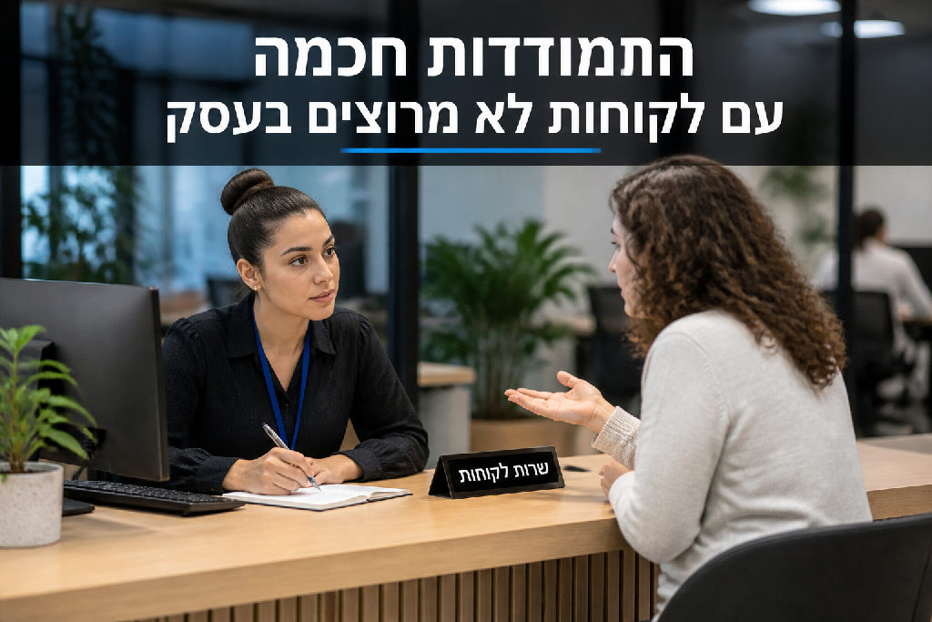 התמודדות חכמה עם לקוחות לא מרוצים בעסק