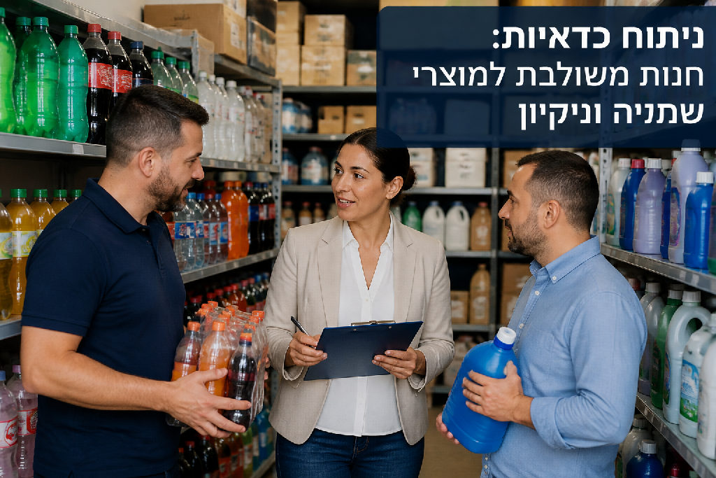 ניתוח כדאיות: חנות משולבת למוצרי שתיה וניקיון