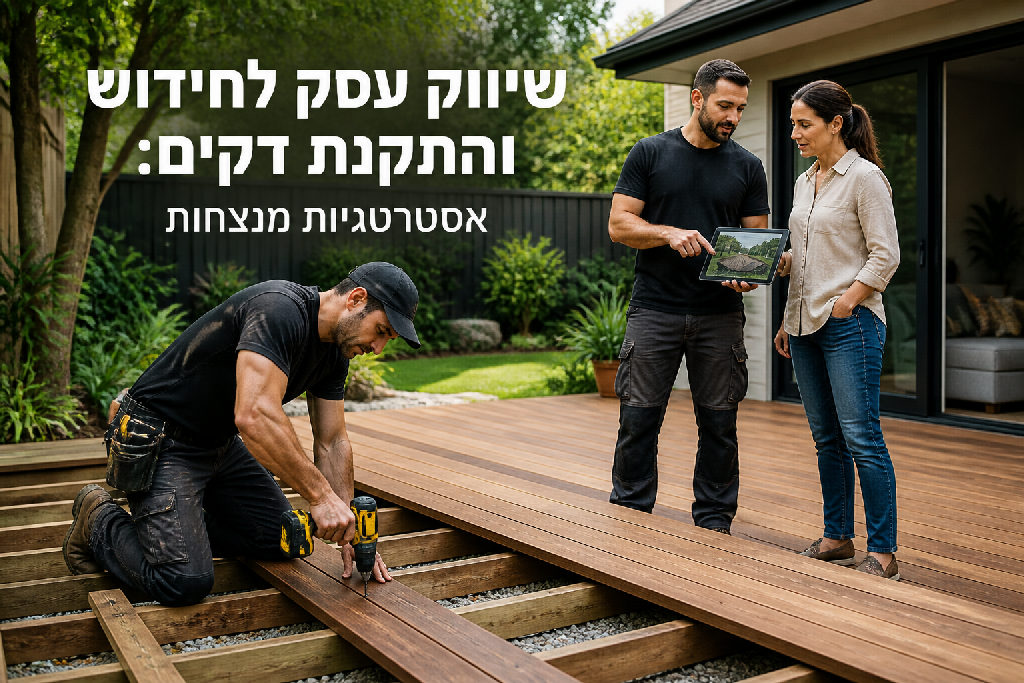 שיווק עסק לחידוש והתקנת דקים: אסטרטגיות מנצחות