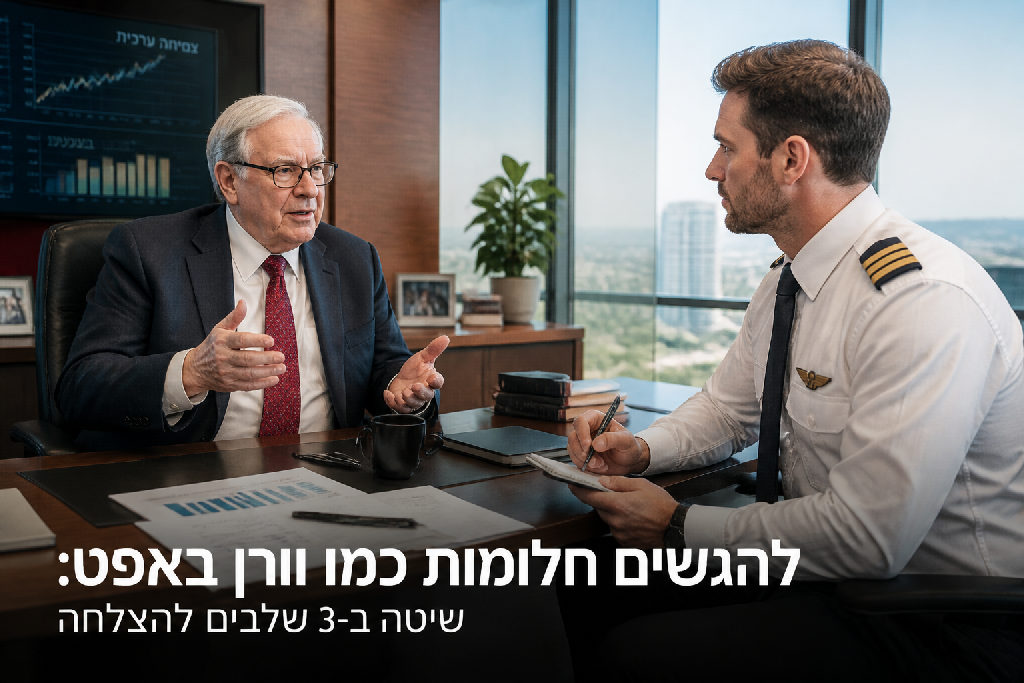 להגשים חלומות כמו וורן באפט: שיטה ב-3 שלבים להצלחה