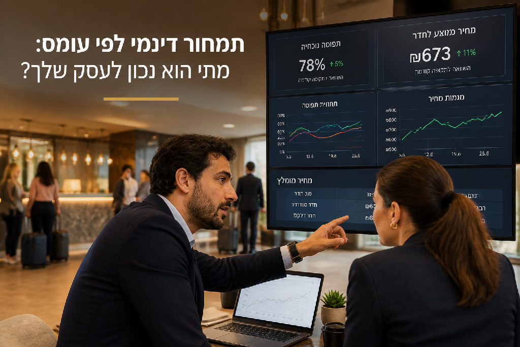 תמחור דינמי לפי עומס: מתי הוא נכון לעסק שלך?