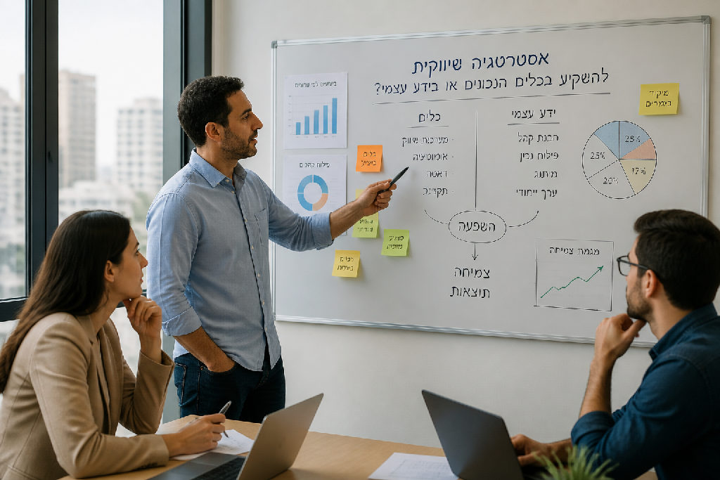 אסטרטגיה שיווקית: להשקיע בכלים הנכונים או בידע עצמי?