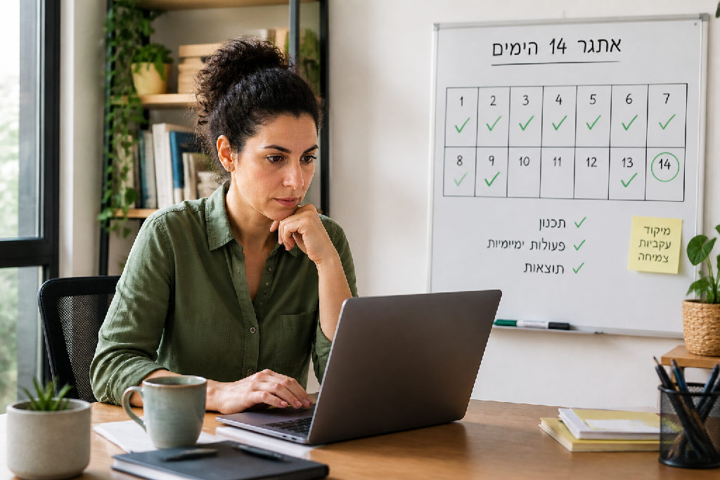 אתגר 14 הימים: איך להזניק את העסק שלך לשלב הבא בקלות?